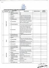 Technical specification of Agriculture equipment.